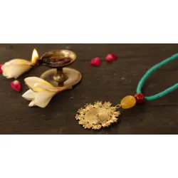 आराधना | Aradhana ✺ Brass Necklace { 4 }